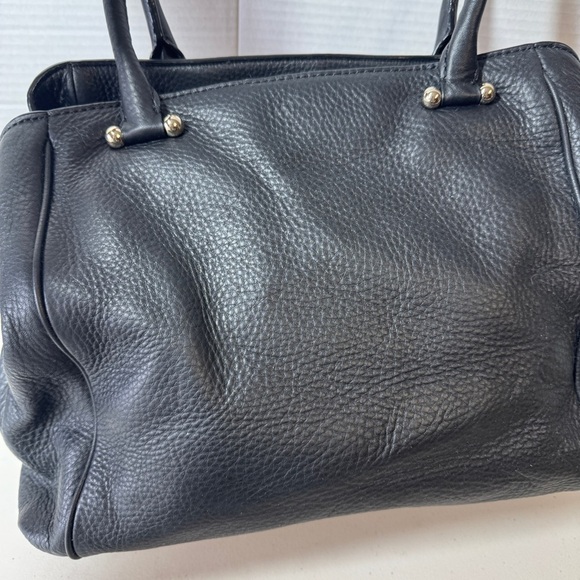 Kate Spade New York Black Leather Tote Bag - Picture 8 of 16